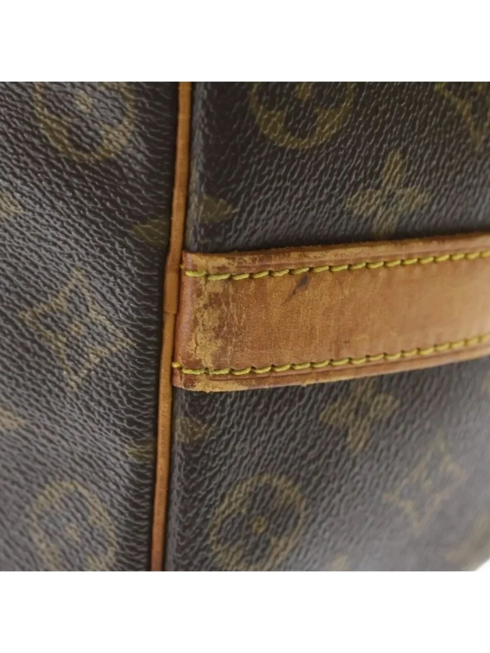 Louis Vuitton Monogram Keepall Bandouliere 50 2-Way Boston Bag Brown Leather